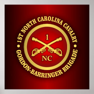 CSC -1st North Carolina Cavalry Poster