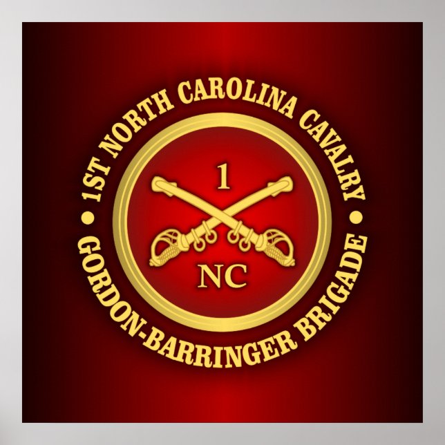 CSC -1st North Carolina Cavalry Poster (Front)