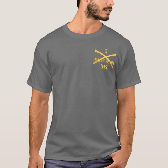 CSC -2nd Battalion Mississippi Cavalry T-Shirt (Front)