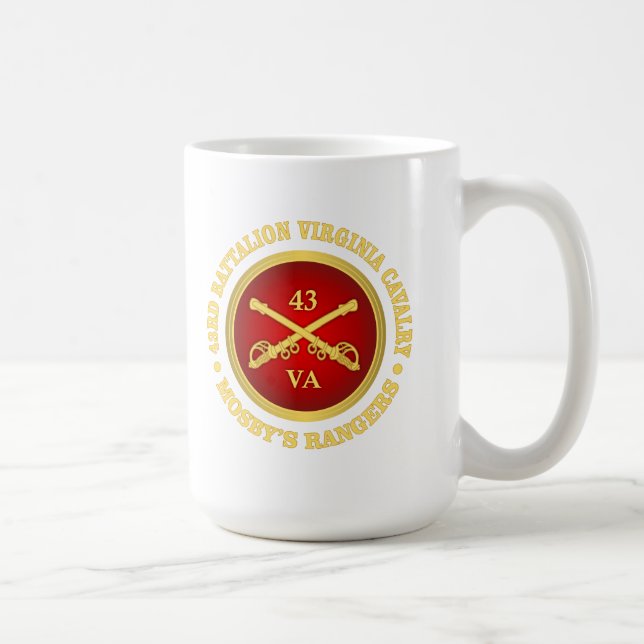 CSC -43rd Battalion Virginia Cavalry (Mosby) Coffee Mug (Right)