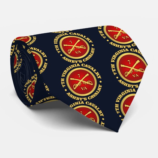CSC -7th Virginia Cavalry (Ashby's Cavalry) Tie (Rolled)