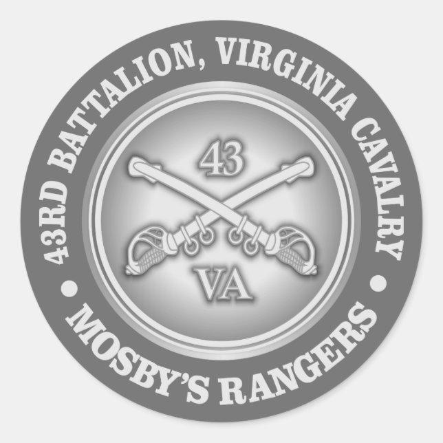 CSC -Mosby's Rangers Classic Round Sticker (Front)
