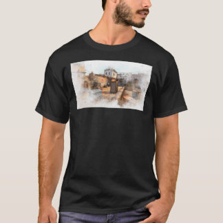 CSGO Watercolour Dust 2 Map Poster T-Shirt