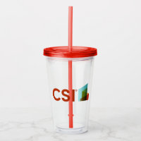 CSI Acrylic Water Bottle