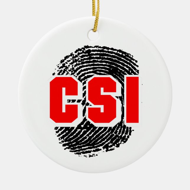 CSI CERAMIC ORNAMENT (Front)