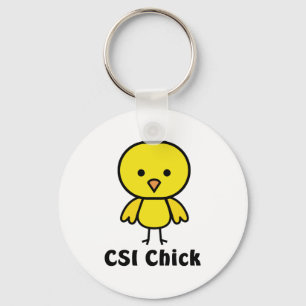 CSI Chick Key Ring