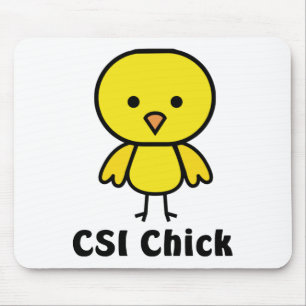 CSI Chick Mouse Pad