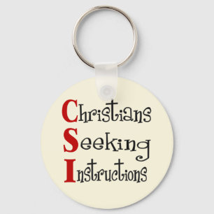CSI Christian Acronymn Key Ring