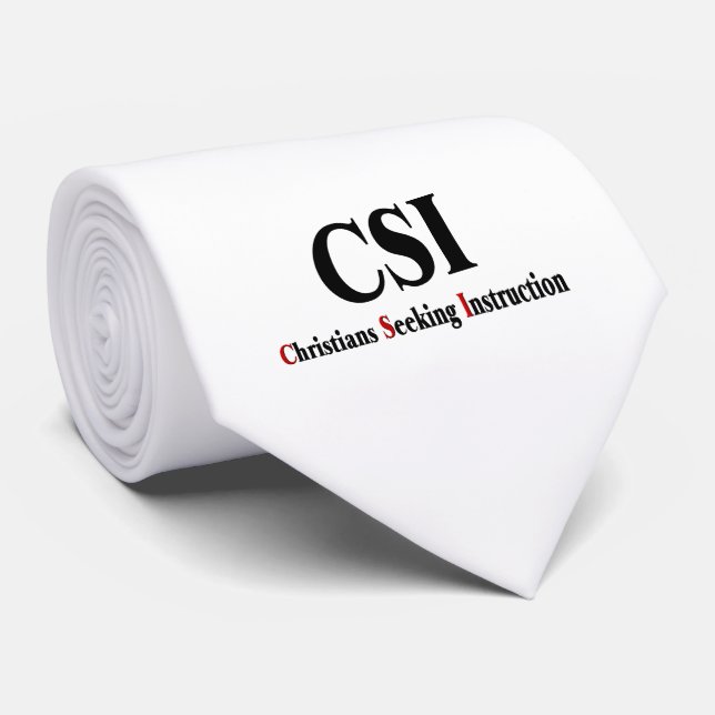 CSI Christians Tie (Rolled)