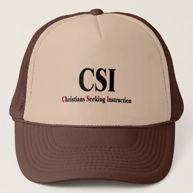 CSI Christians Trucker Hat (Front)