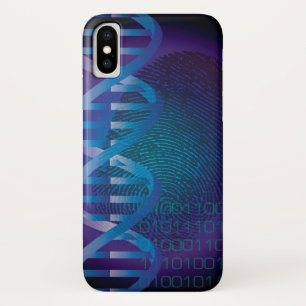 CSI DNA Fingerprint Science iPhone X Case