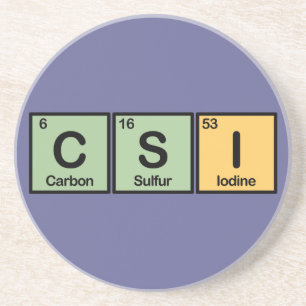 CSI made of Elements Coaster