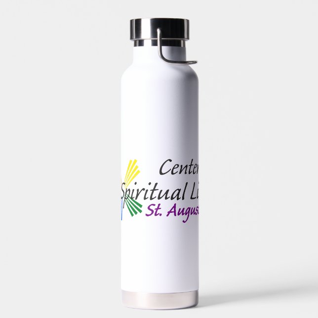 CSL St. Augustine Pride Logo Water Bottle (Left)