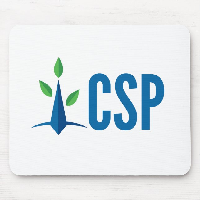 CSP simple logo Mouse Pad (Front)