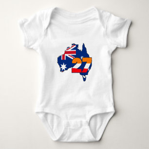 CSREP27austrailianew Baby Bodysuit