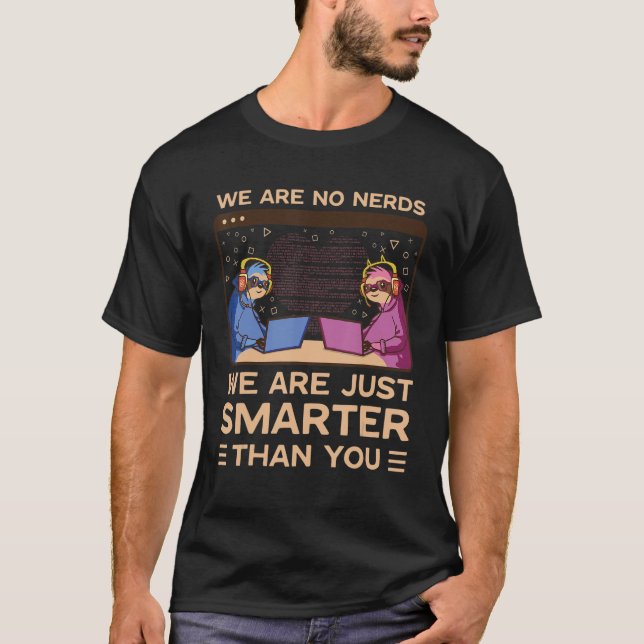 CSS HTML web developer programmer nerd geek couple T-Shirt (Front)
