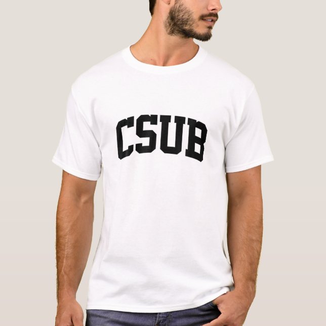 CSUB Athletic Arch College University Alumni T-Shirt (Front)