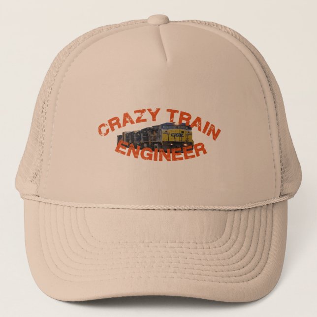 CSX Crazy Train Engineer Hat (Front)