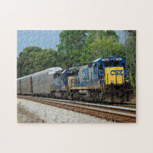 CSX Diesel train background Jigsaw Puzzle
