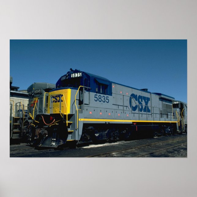 CSX GE B36-7 POSTER (Front)