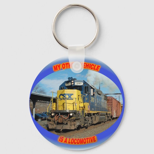 CSX Locomotive Key Ring (Front)