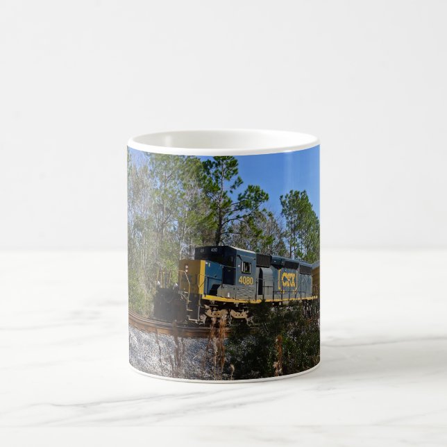 CSX Train in Gautier MS Coffee Mug (Center)