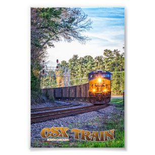 CSX Train in South Carolina Photo Print