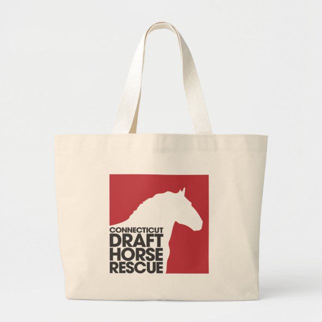CT Draught   Horse Rescue tote bag (Front)