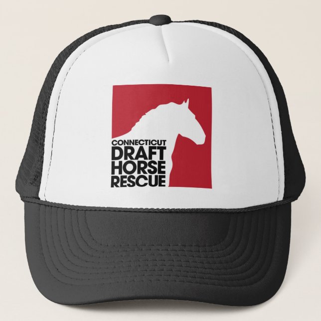 CT Draught   Horse Rescue trucker cap (Front)