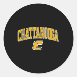 Ctanooga Mocs Arch Over Classic Round Sticker