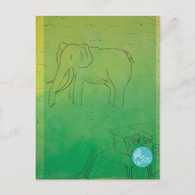 CTC International - Elephant Postcard (Front)