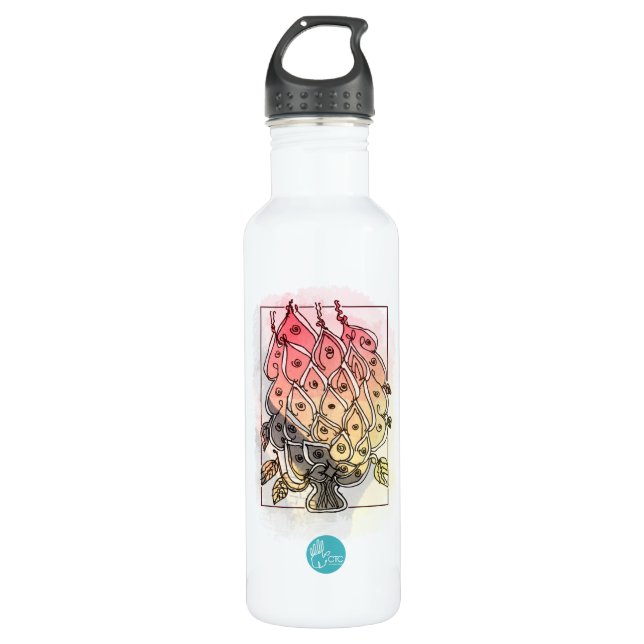 CTC International -  Flowers 2 710 Ml Water Bottle (Front)