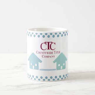 CTC mug with  blue houses