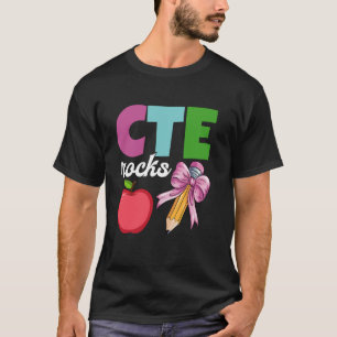 CTE Teacher Squad Appreciation Rocks Career Teache T-Shirt