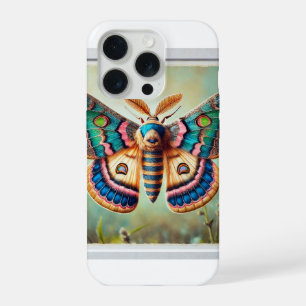 Ctenopseustis Moth Dorsal View 230824IREF201 - Wat iPhone 15 Pro Case