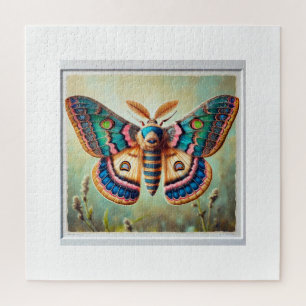 Ctenopseustis Moth Dorsal View 230824IREF201 - Wat Jigsaw Puzzle
