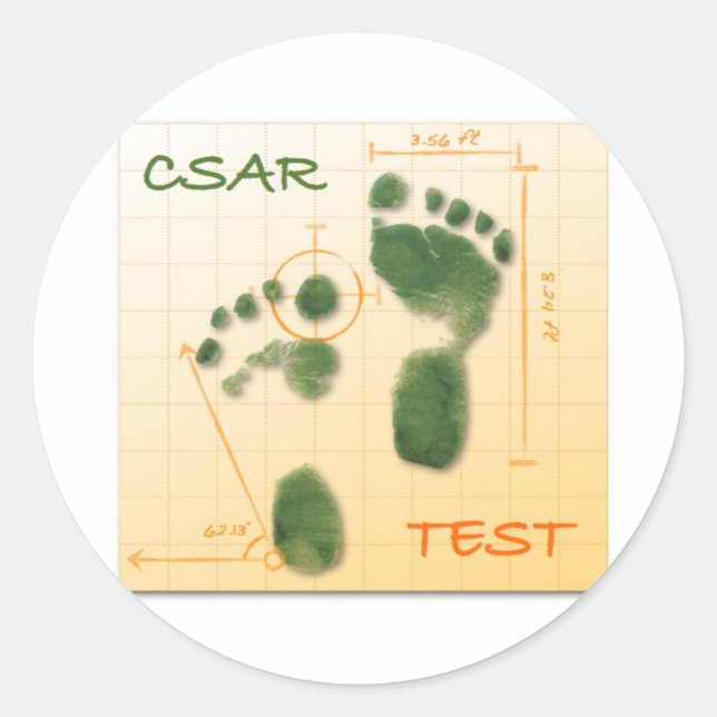 CTF FTE CLASSIC ROUND STICKER (Front)