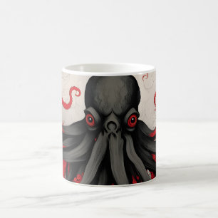 Cthulhu Asian Ink Painting Coffee Mug