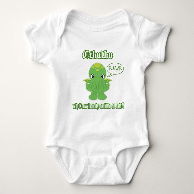 Cthulhu Baby Bodysuit (Front)