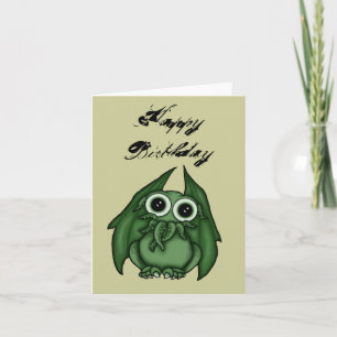 Cthulhu Birthday Card