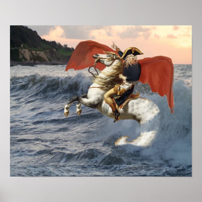 Cthulhu Bonaparte on the Beach. Poster (Front)