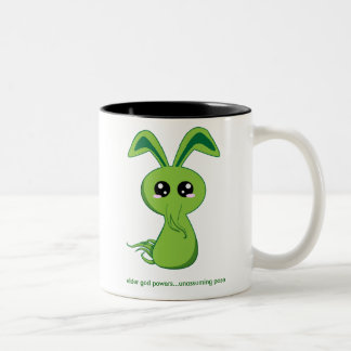 Cthulhu Bunny Two-Tone Coffee Mug