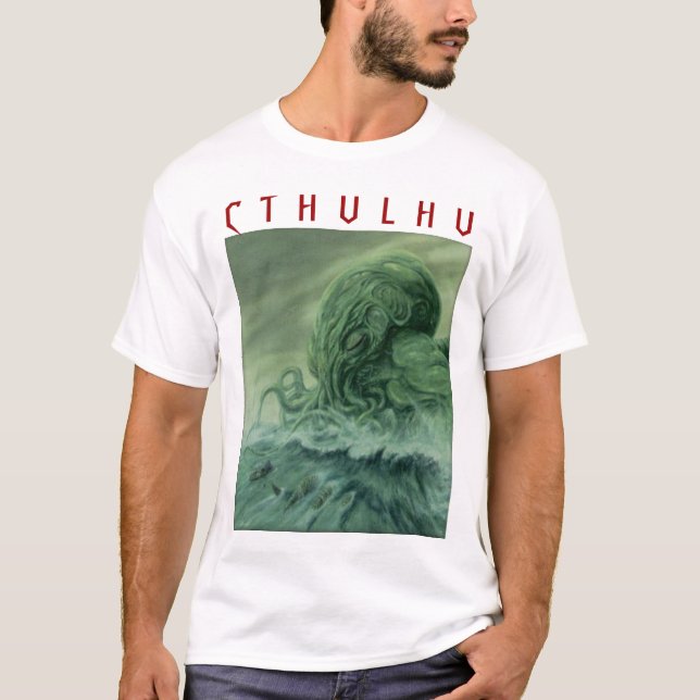 Cthulhu, C  T  H  U  L  H  U T-Shirt (Front)