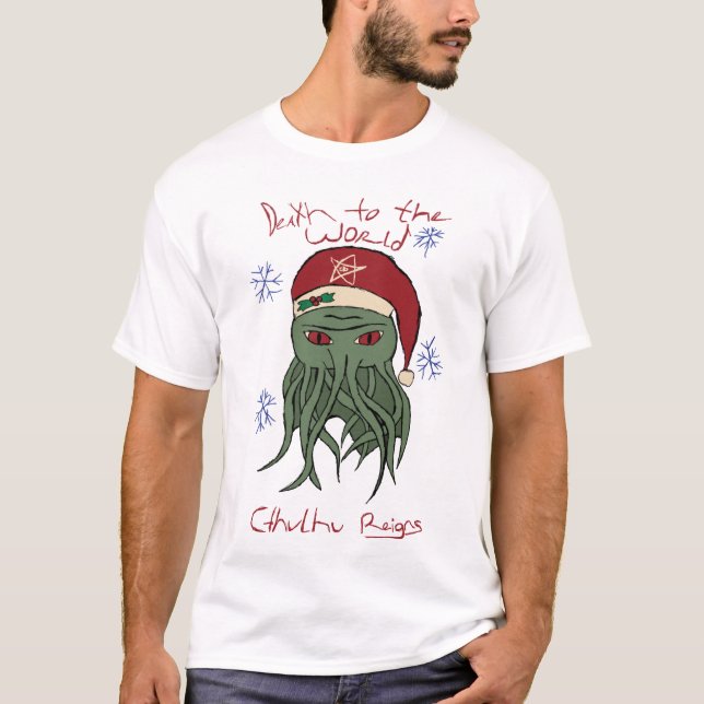 Cthulhu Christmas1168png1168 T-Shirt (Front)