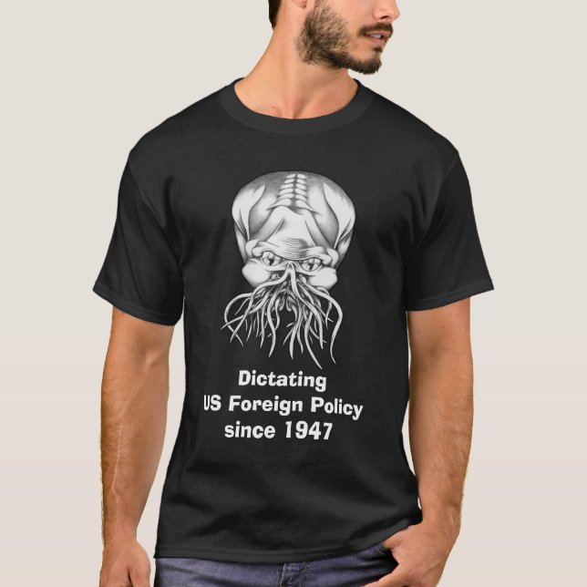 Cthulhu: CIA liaison T-Shirt (Front)