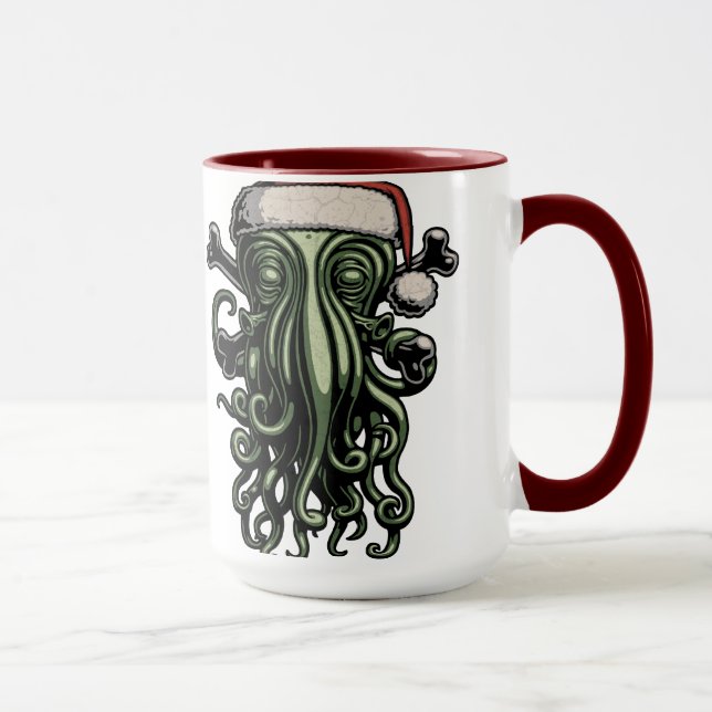 Cthulhu Claus Mug (Right)