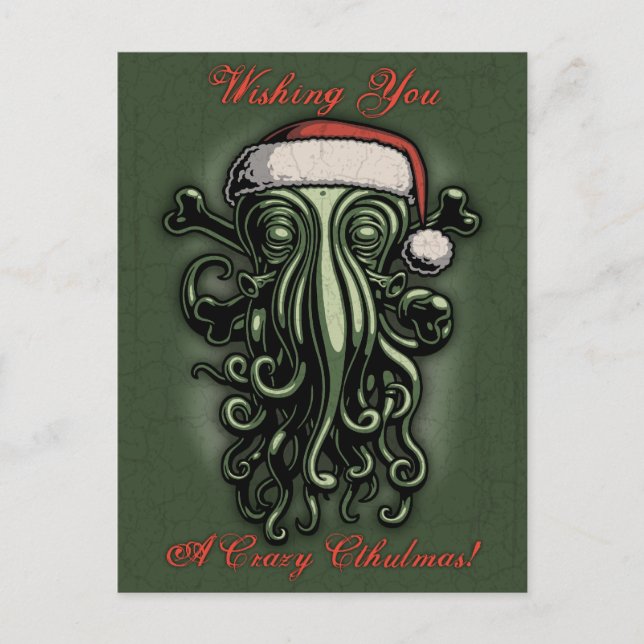 Cthulhu Claus Postcard (Front)