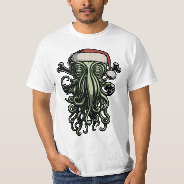 Cthulhu Claus T-Shirt (Front)