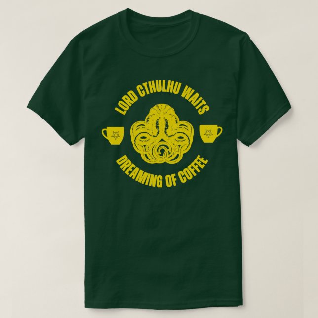 Cthulhu Coffee3 T-Shirt (Design Front)