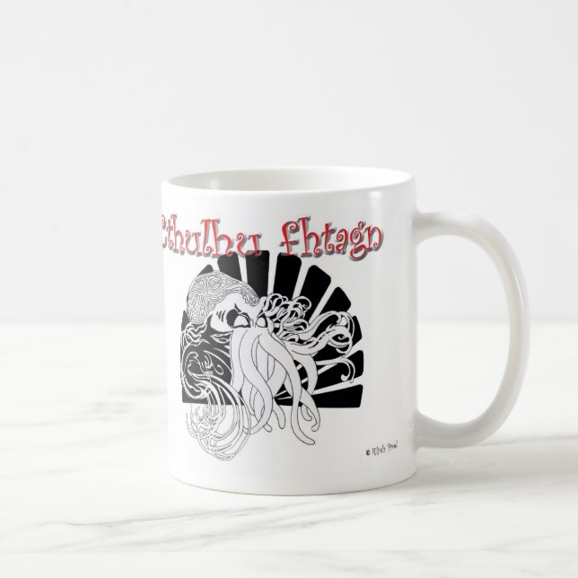 Cthulhu fhtagn coffee mug (Right)